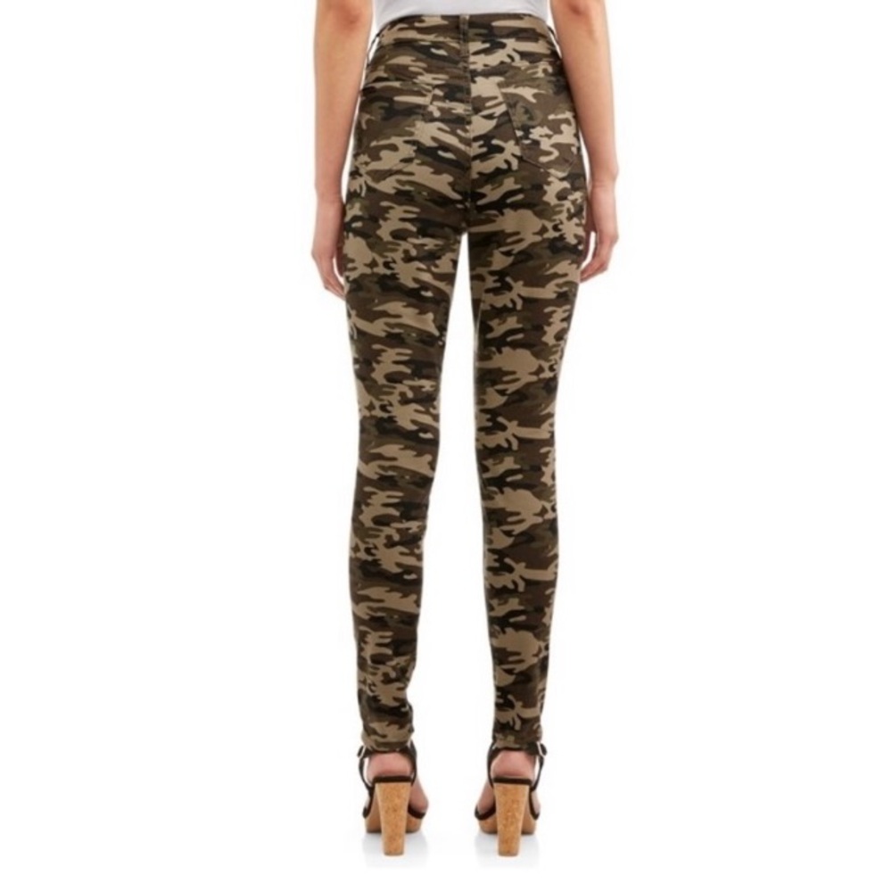 NOBO Camo Green High Rise Skinny Jeans Size 13 (Juniors) - Picture 2 of 9